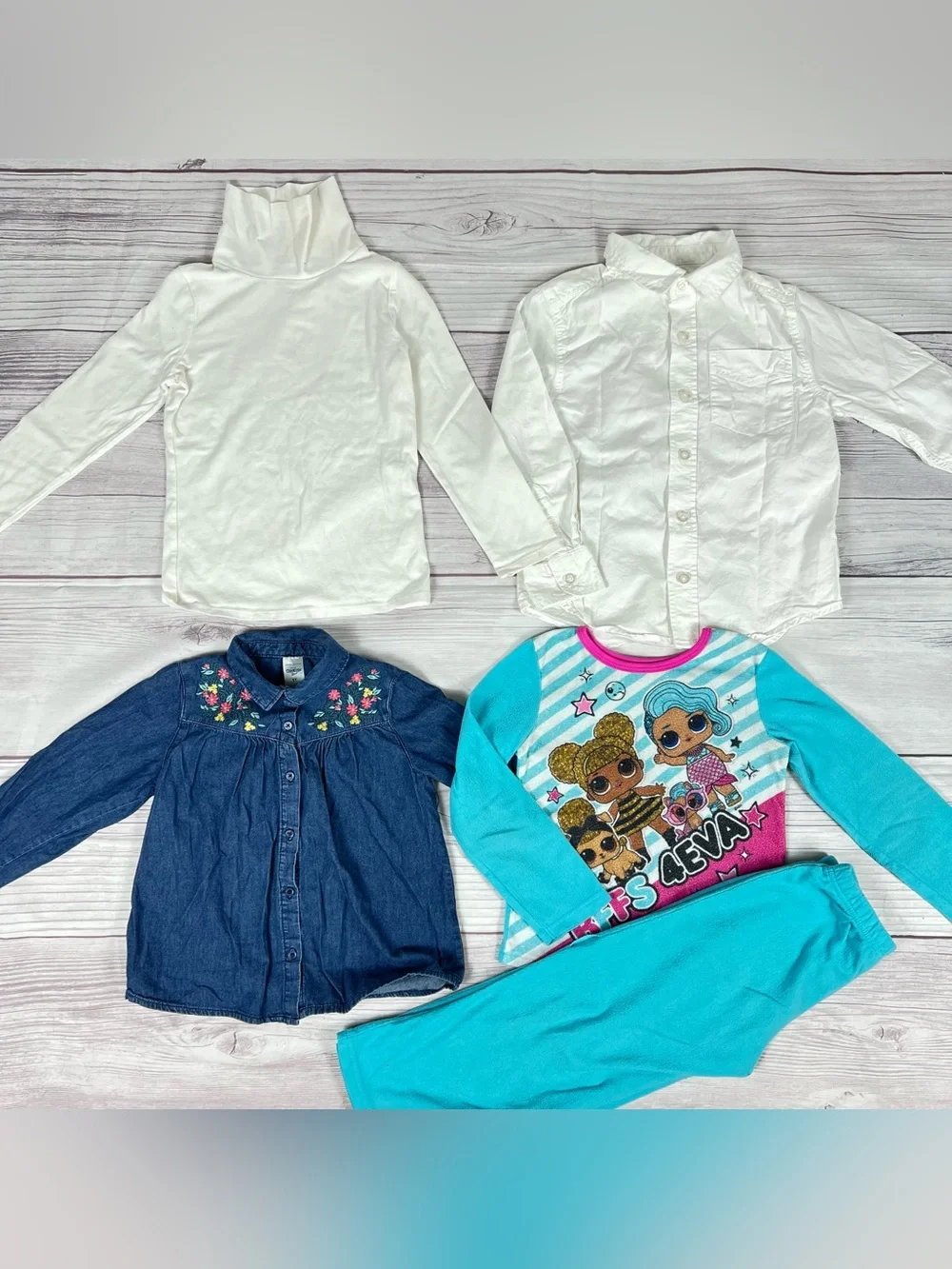 Girls 5T Fall Winter Clothing Bundle Disney Frozen Gap Lot 🍁